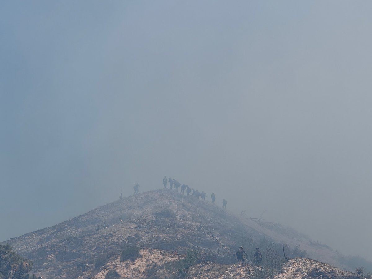 Dense Smoke on the South Fork Fire