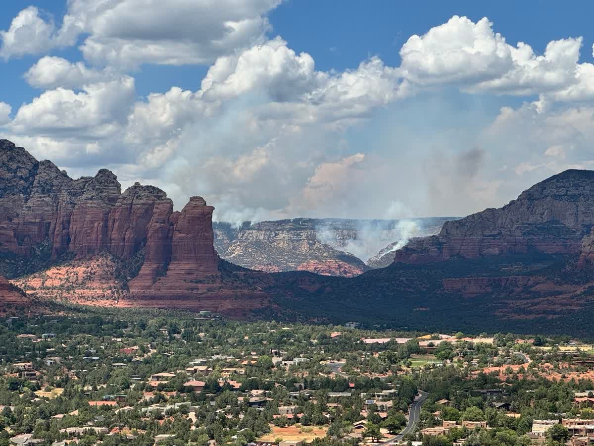 Smoke As Seen From Sedona June 25, 2026