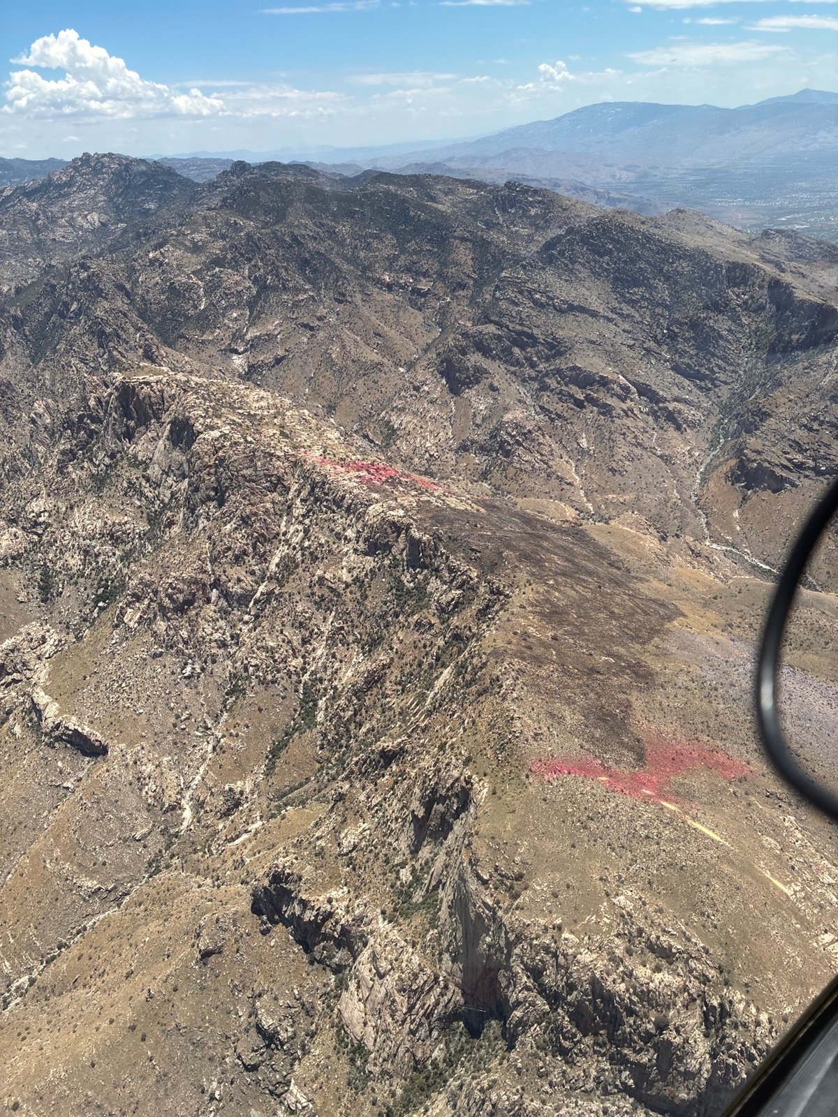 Table Mountain Fire from the Air
