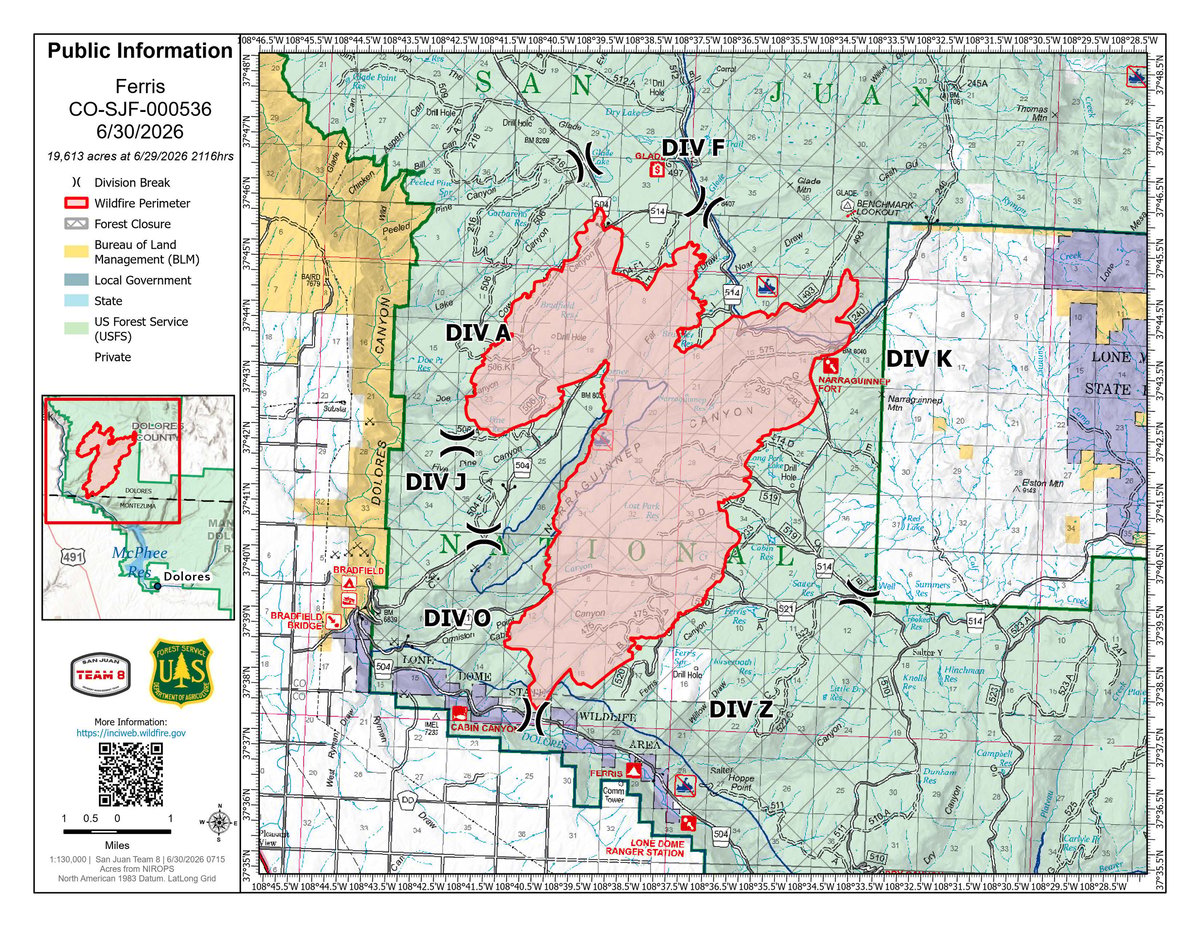 Ferris Fire Map 06_30_2026