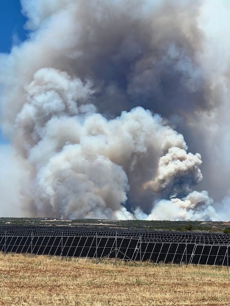 Extreme Fire Activity on the Ferris Fire, July 3, 2026