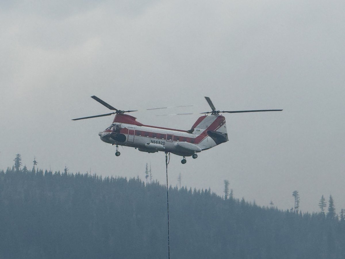 Heavy Helicopter Bucket Fill