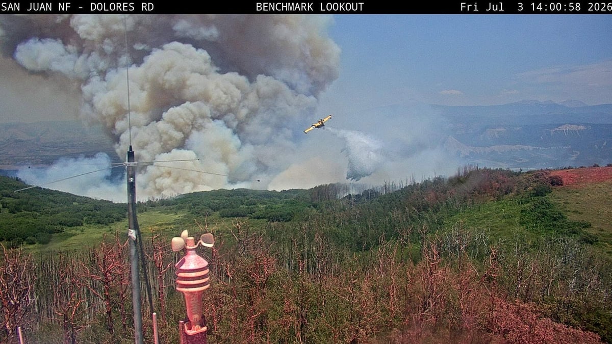 Scoopers make drops on Ferris Fire, July 3, 2026
