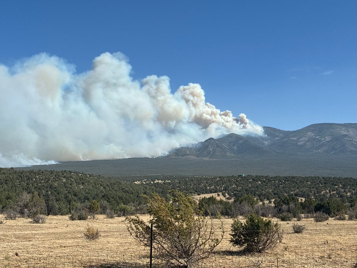 Seven Cabins Fire- Smoke Plume- May 18, 2026