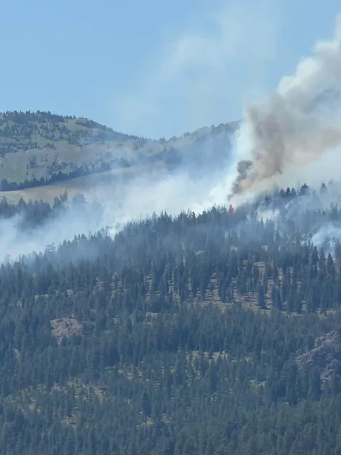 Smoke seen from South of Salmon Fire-1