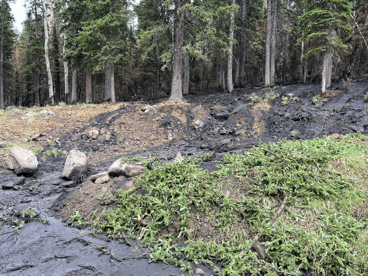 Hwy 153 Big Flat Debris Flow 7.13.26