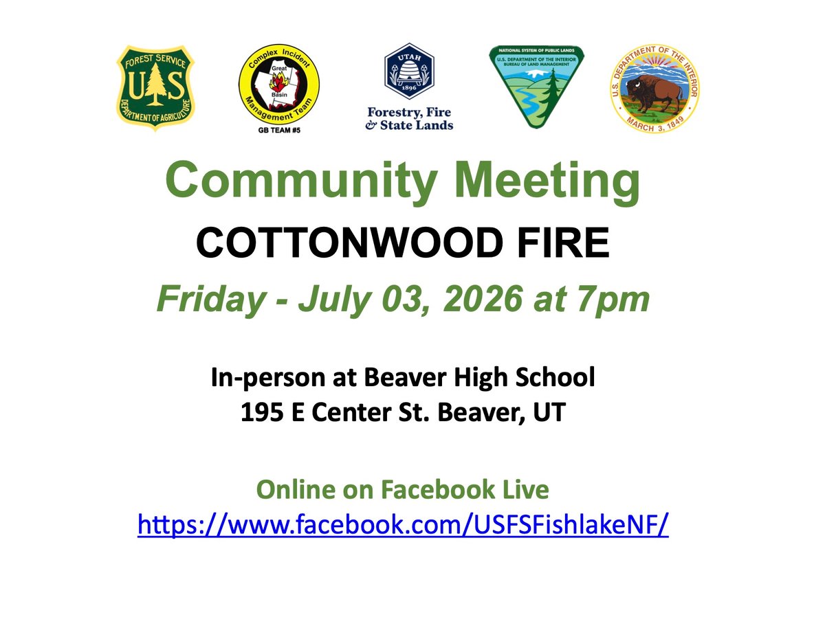 Community Meeting Flyer 7-3-2026