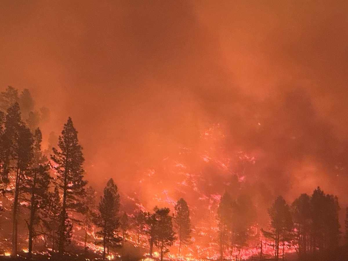 Evening of March 12 on the Qury Fire.