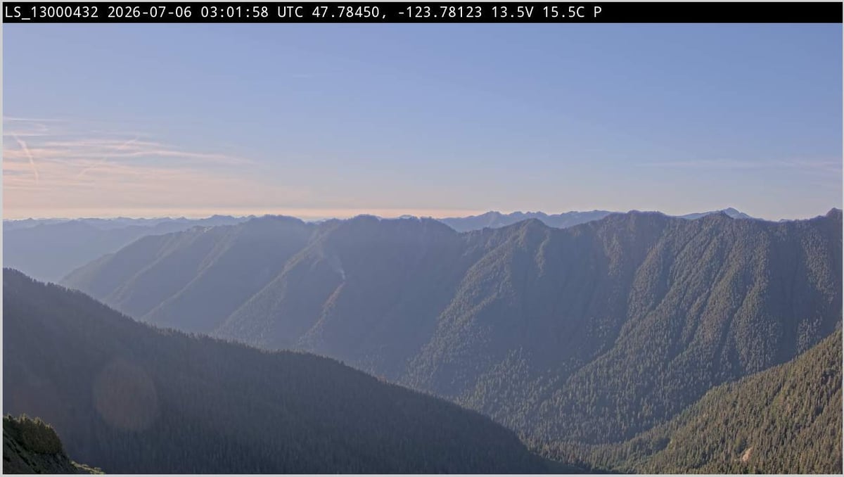 Mount Tom Creek Fire Remote Camera 7/5/26