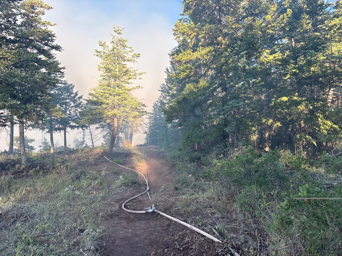 Hose Lay Along Defensive Lines
