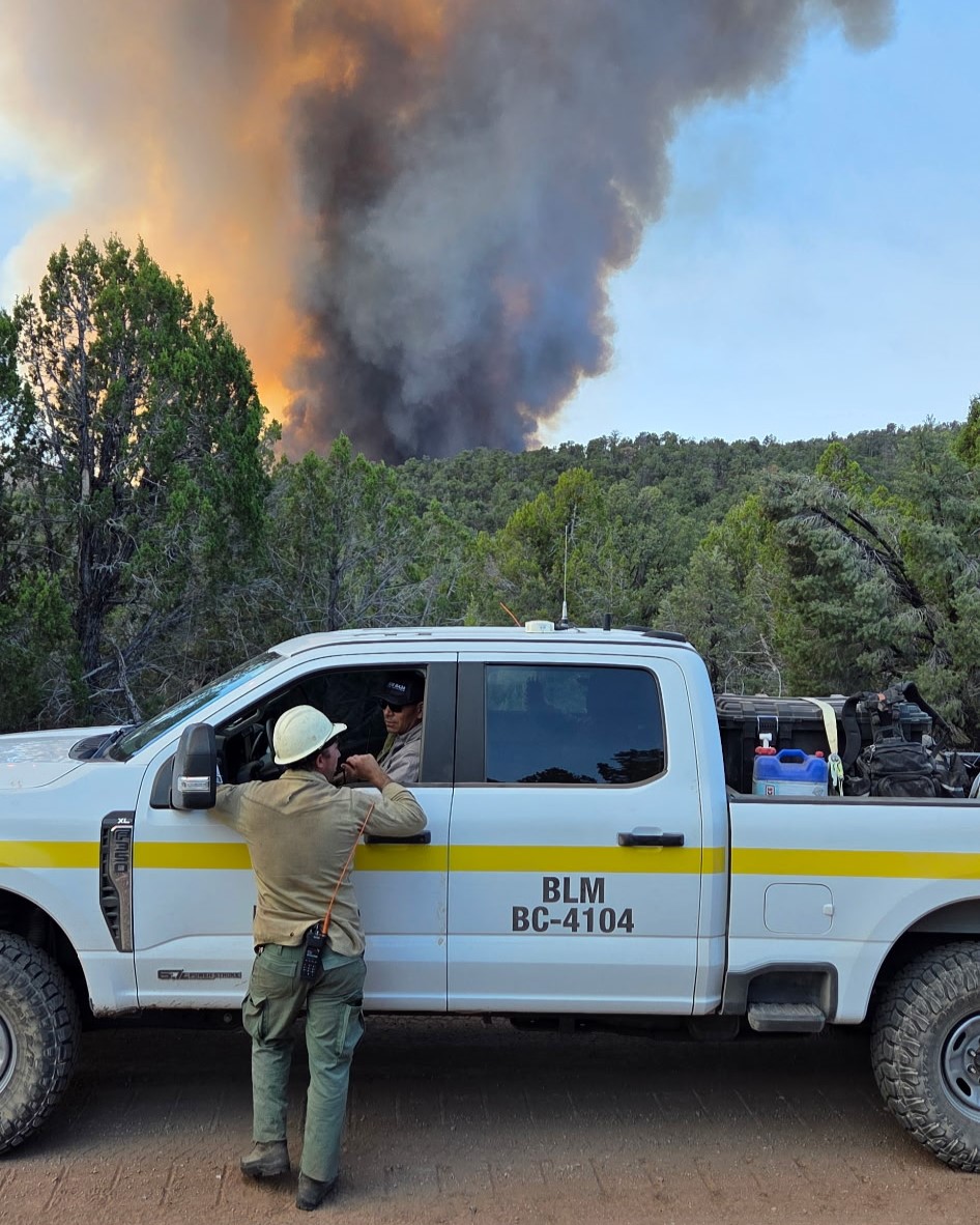 BLM Fire Response on the Grapevine Fire in June 2026