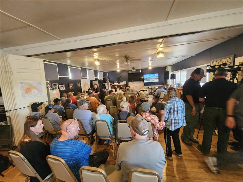 Snyder Fire Community Meeting in Glade Park, Thursday, July 2