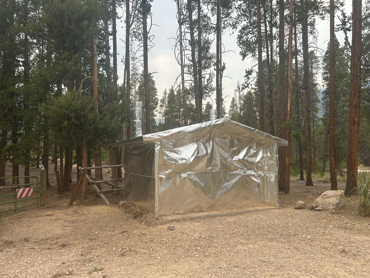 Structure Protection Efforts on Willow Fire