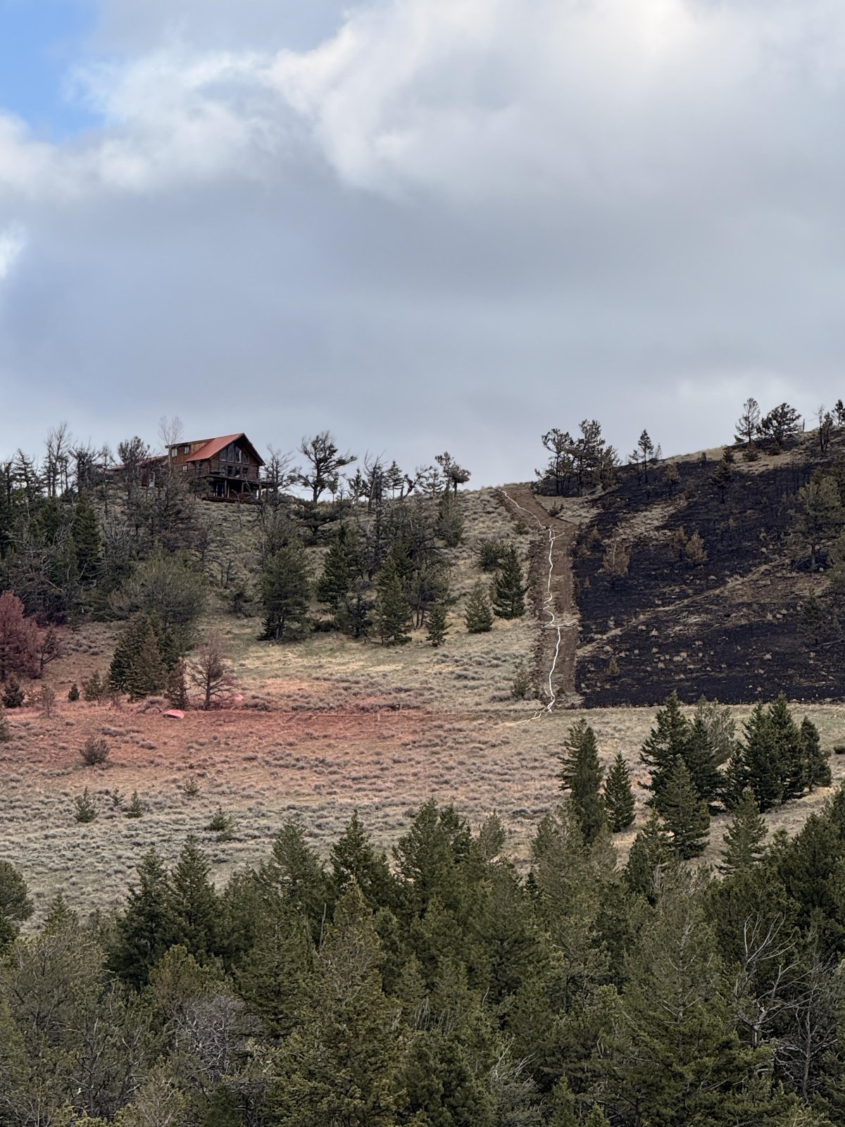 Retardant and Fireline with Hoselay