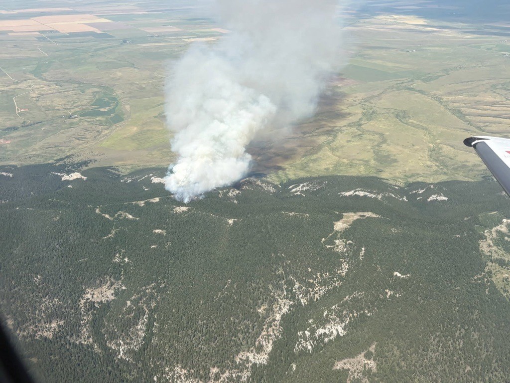 Twin Sisters Aerial View