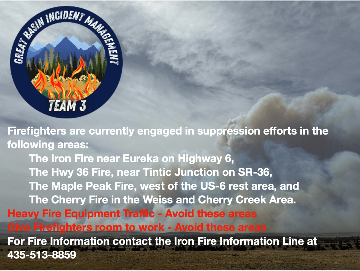 Please avoid these areas