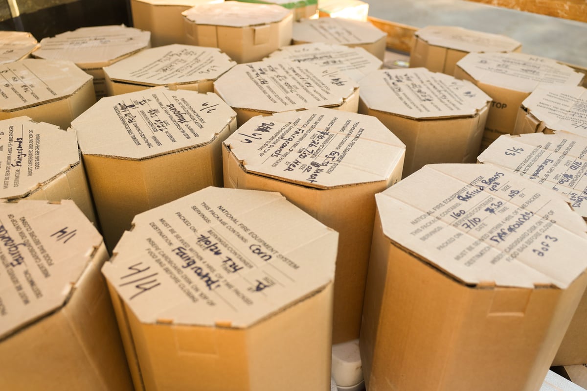Hot Cans Utilized for Meal Transport