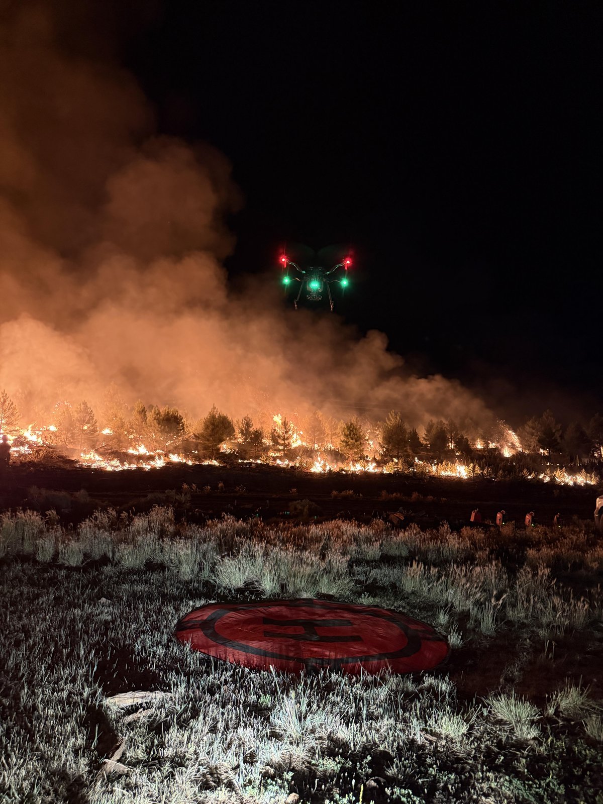 Drone Night Flight