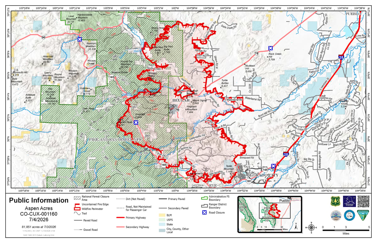 Aspen Acres Fire 07-04-2026