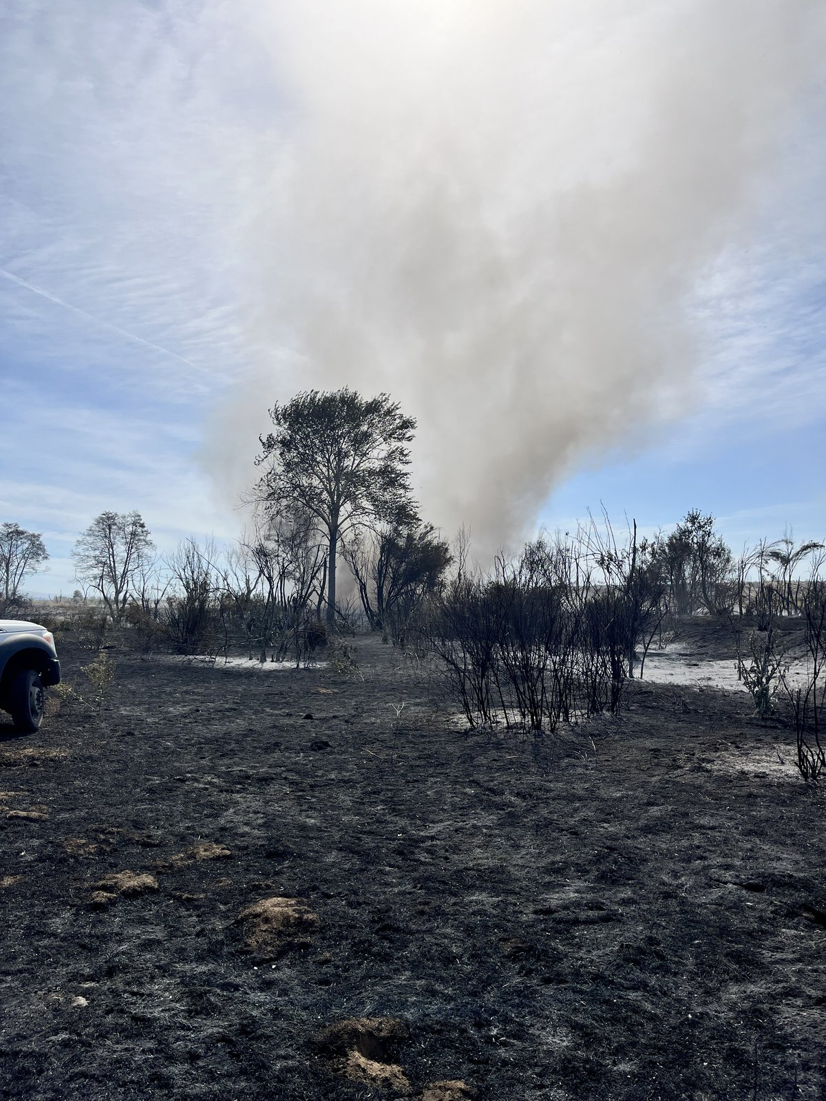Interior Smoke on the 4170 Tule Rd Fire