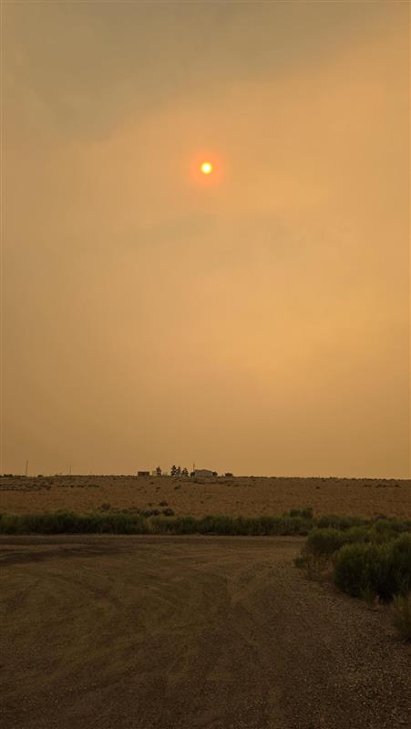 Heavy Smoke in Glade Park from Babylon Fire in Utah 80 ...