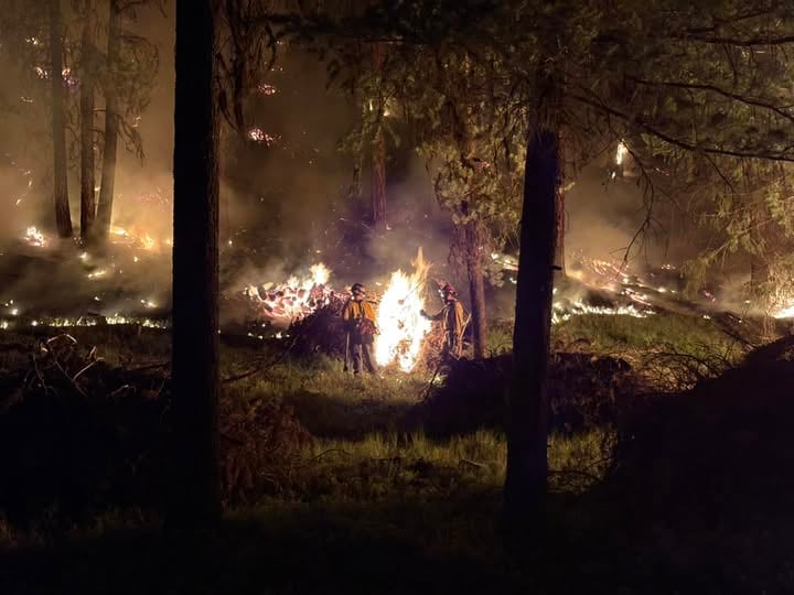 Night ops on Olive Butte