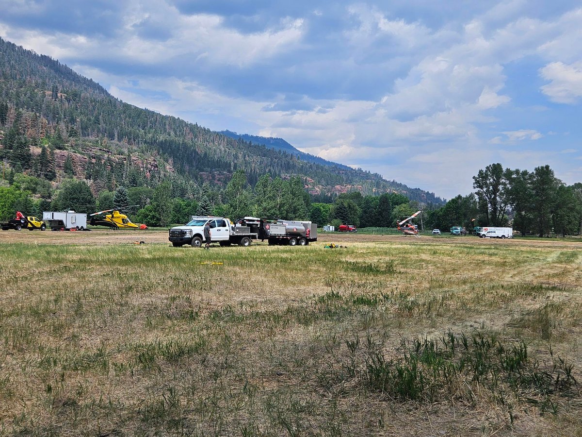 Gold Mt Fire Marr Helibase July 12, 2026