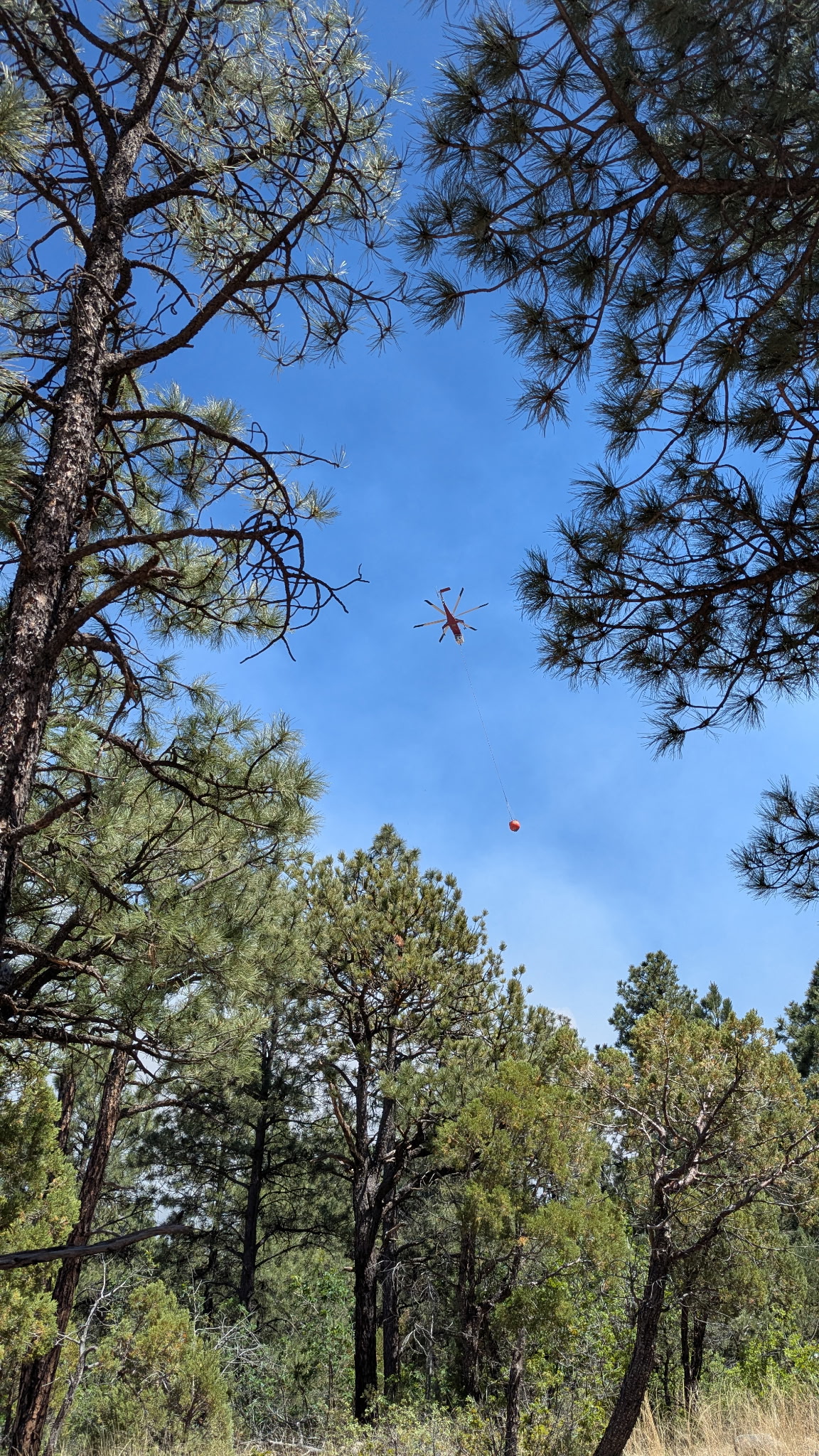 Seven Cabins Fire-Helicopter- May 18, 2026