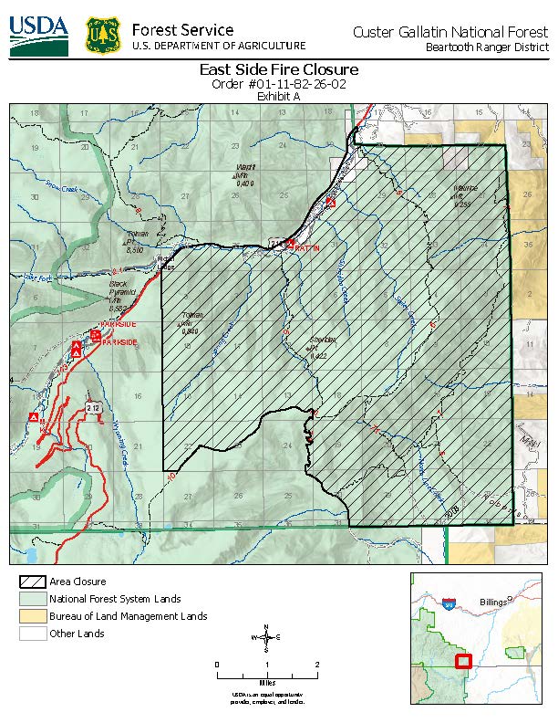 East Side Fire Closure Order 01-11-82-26-02