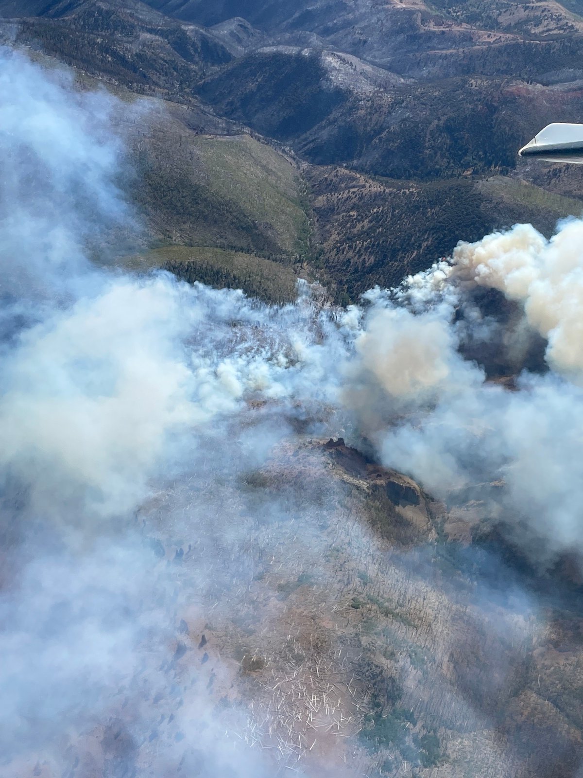 Pine Creek View from Helicopter 7.10.26