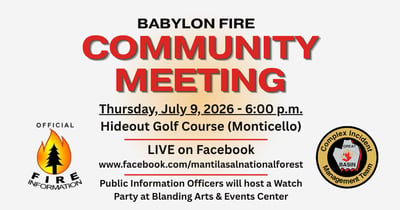 Community Meeting July 9, 2026