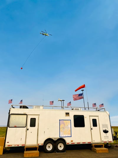 Flying over the Flags