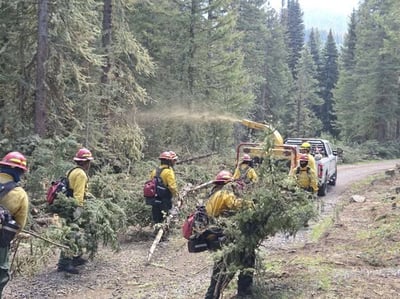 Chipping Operation on the Gold Mountain Fire 07/19/2026