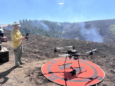 North Cayuse Fire - UAS (Unmanned Aircraft System) Operations