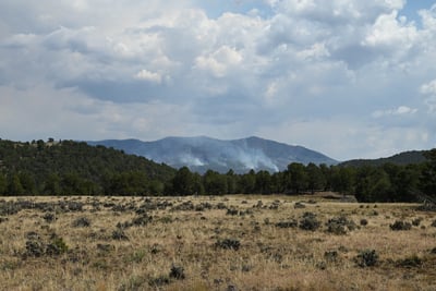 Smoke on the San Juan Range July 15, 2026