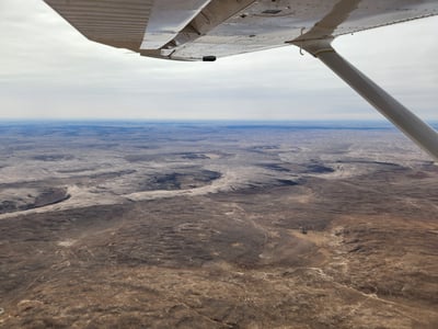 Area of Blow Sand, Area of Exposed Sandy Soil After the...