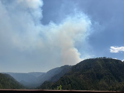 Smoke from Seven Canyons 6/24/2026