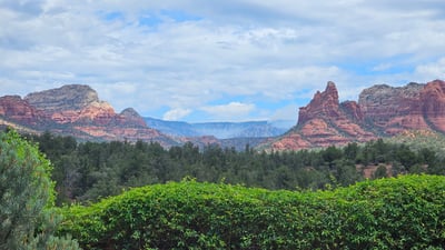 View of Fire from Sedona