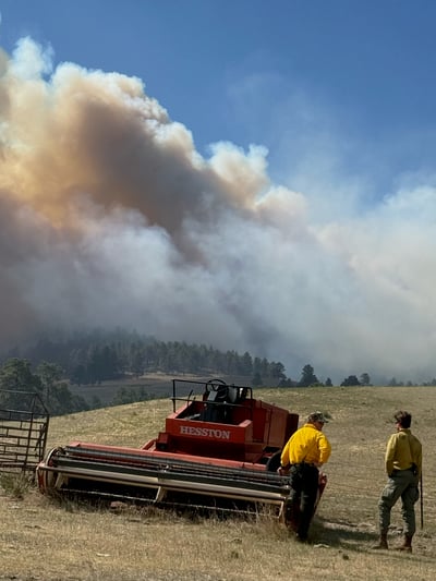 Smoke Plume - South Fork Fire