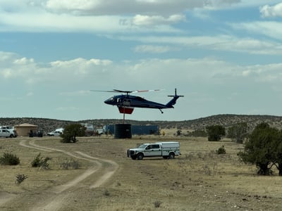 Seven Cabins Fire-Helicopter-May 21, 2026