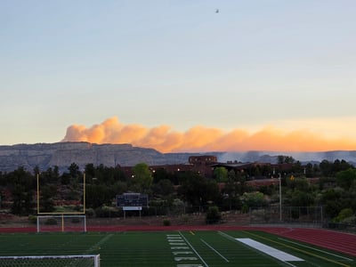 Early Morning Smoke from Pocket Fire June 27,2026