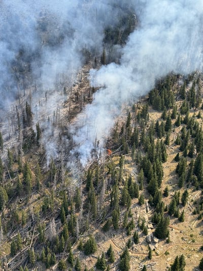 Heat in Mt Charles Peak