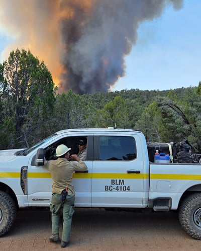 BLM Fire Response on the Grapevine Fire in June 2026