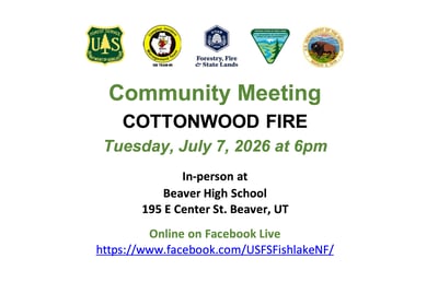 Community Meeting Flyer for 7-7-2026