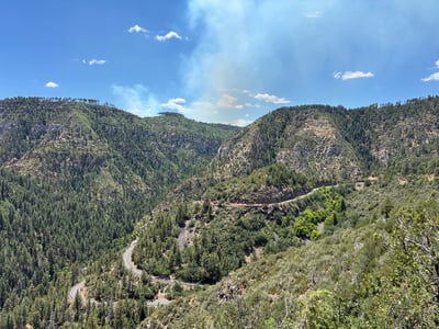 Smoke Over Highway 89A