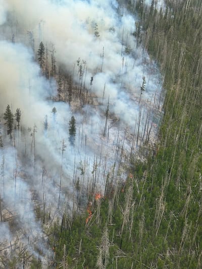Sacaton Fire aerial view 4 07-05-2026
