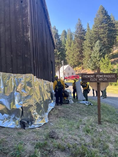 Wrapping Fremont Powerhouse