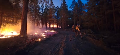 Firefighters Use Strategic Firing Operations to Strengt...