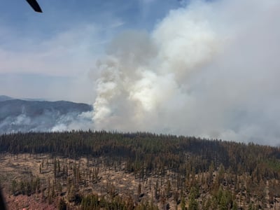 July 19 - Anthony Fire Interior Burning
