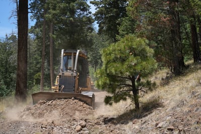Sacaton Fire Dozer Work